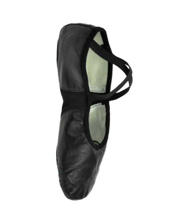 Black Leather Ballet Shoes Gail Ashley School Of Dance